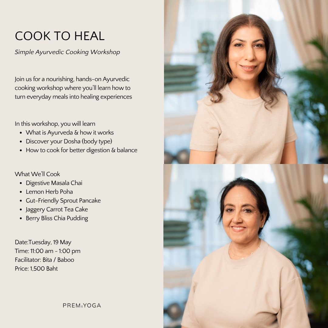 Cook to Heal - Ayurvedic Cooking Workshop