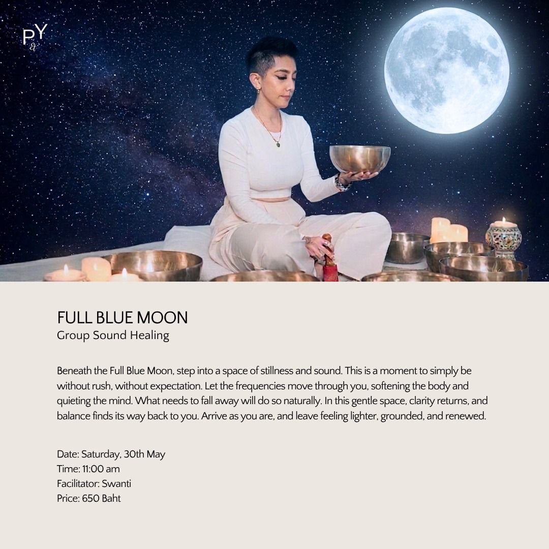 Full Blue Moon Group Sound Healing -May 30th