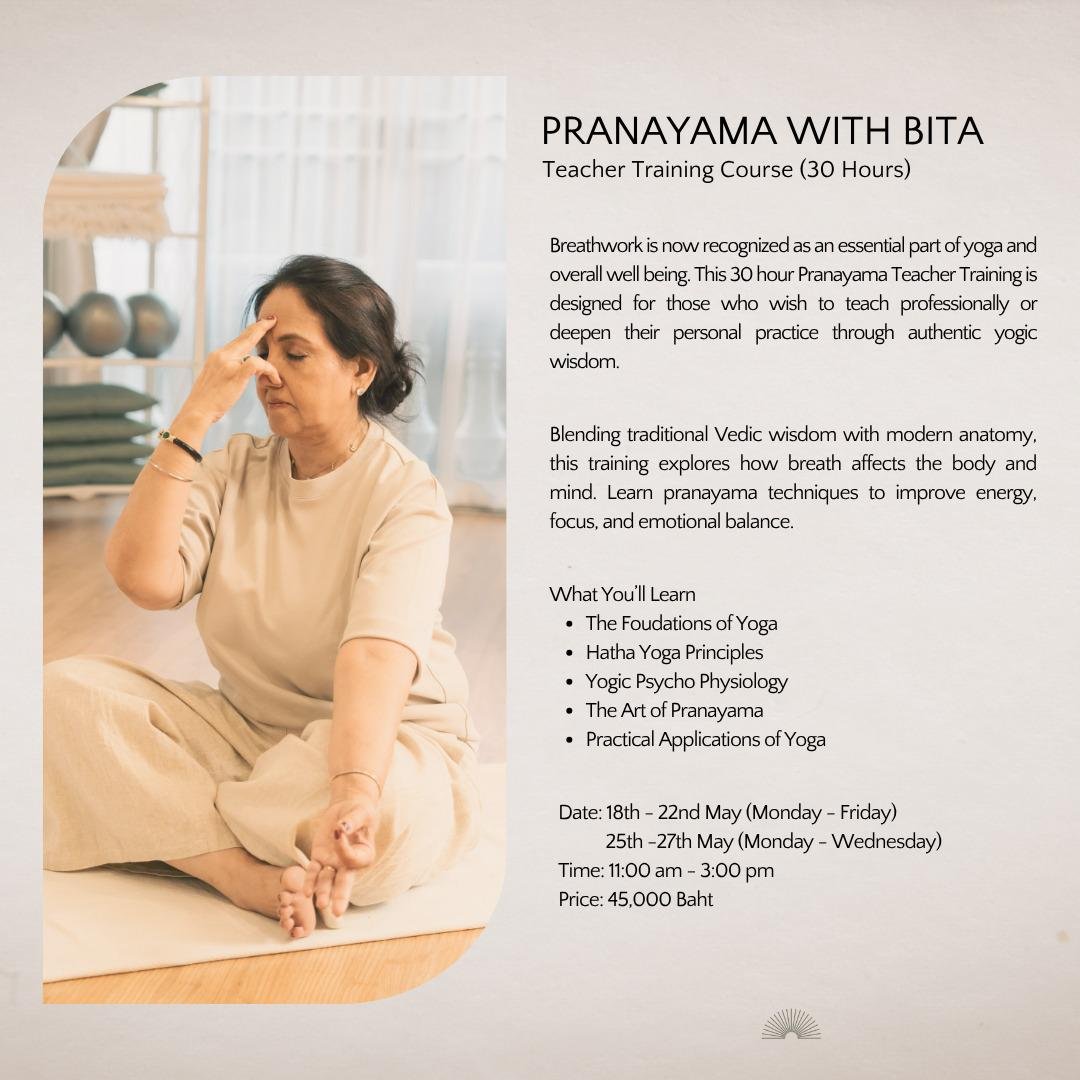 Pranayama Teacher Training Course PYA