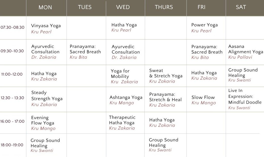 may schedule PYA