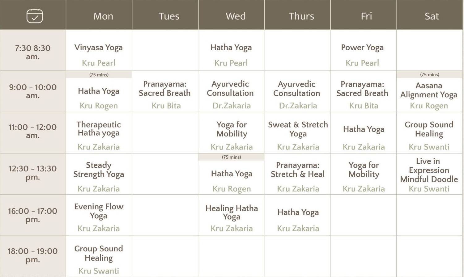 august schedule 2026